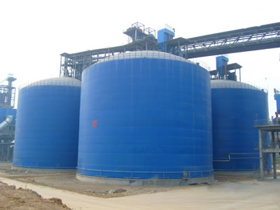 运粮湖管理区水泥钢板库改造