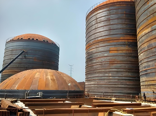 运粮湖管理区焦粉钢板仓